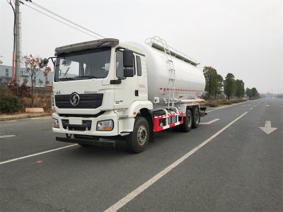 28方陜汽德龍6X4干混砂漿車