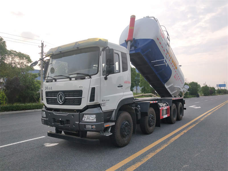 舉升式東風天龍干混砂漿車